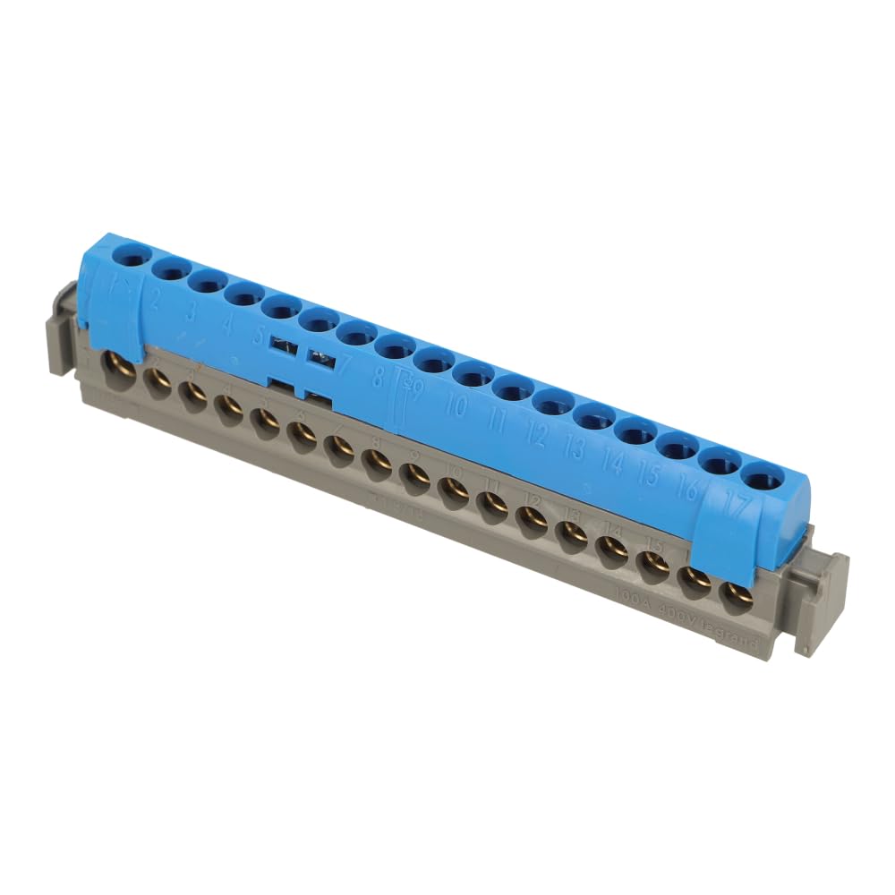 Legrand 004845 Terminal Block 25Q 16 x 16Q Blue