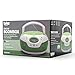 Tyler Portable Neon Green Stereo CD Player with AM/FM Radio and Aux & Headphone Jack Line-In (TAU105-NGRN)