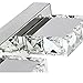 comeonlight 12W Bathroom Vanity Light, LED Crystal Make Up Mirror Light, 4-Lights Daylight White 1200 Lumen Bathroom Vanity Lighting