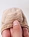 VERO MONTE 6 Pairs Womens Toe Topper Socks - No Show Half Socks (6-9, Skin)