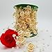 BoJia 30m /99ft Pearls String Roll Beads Garland  by The roll,Rose Flower Crystal Beads -Wedding Party Decor DIY Accessory(Golden)