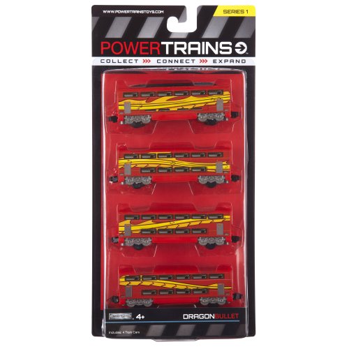 Power city trains bullet dragon 4 pack