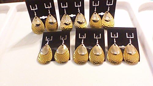 Gold/Silver Spinner Bait Earrings