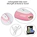 Aiyab Women's Electric Shaver 3 in 1 Rechargeable Ladies Hair Removal for Legs,Arm,Bikini line-Pink