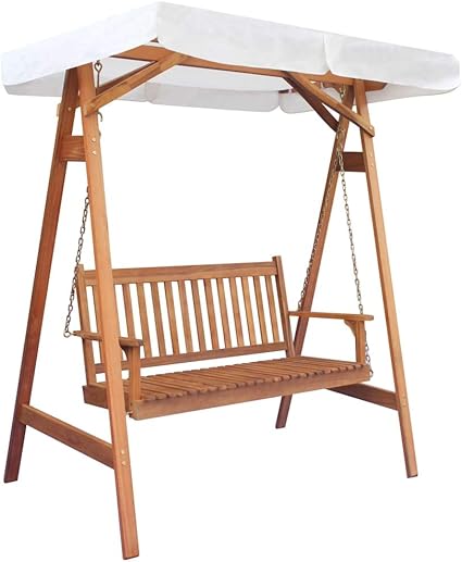 amazon com vidaxl silla columpio de