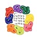 HAPPY PIE PLAY&ADVENTURE Kids Wall Rock Climbing Holds with Hardware Screw for Children Outdoor Playground 8 Pack