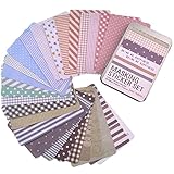 27 Sheets Korea Pretty Sticker , Marrywindix Washi Masking Tape Set - Sticker Paper Colorful Paper Tape-Basic#3