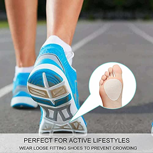 Metatarsal Felt Foot Pads (1/4" Thick 18 Pieces) Metatarsal Pads for