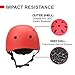 Kids Bike Helmet Toddler Helmet for Kids 3-8 Adjustable Kids Helmet Boys Girls Kids Bicycle Helmet Skateboard Helmet Multi-Sport Safety Cycling Skating Scooter Toddler Bike Helmet (Red Small)
