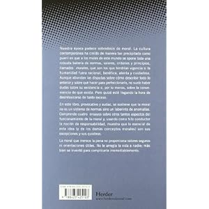 Moral como anomalía, La