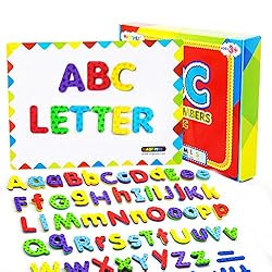 Magnetic Letters and Numbers, Fun Alphabet Kit for