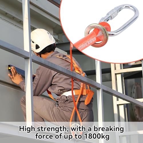HERCHR 1.6M Small Safety Belt Buckle for Airwork Falling Protection Lanyard