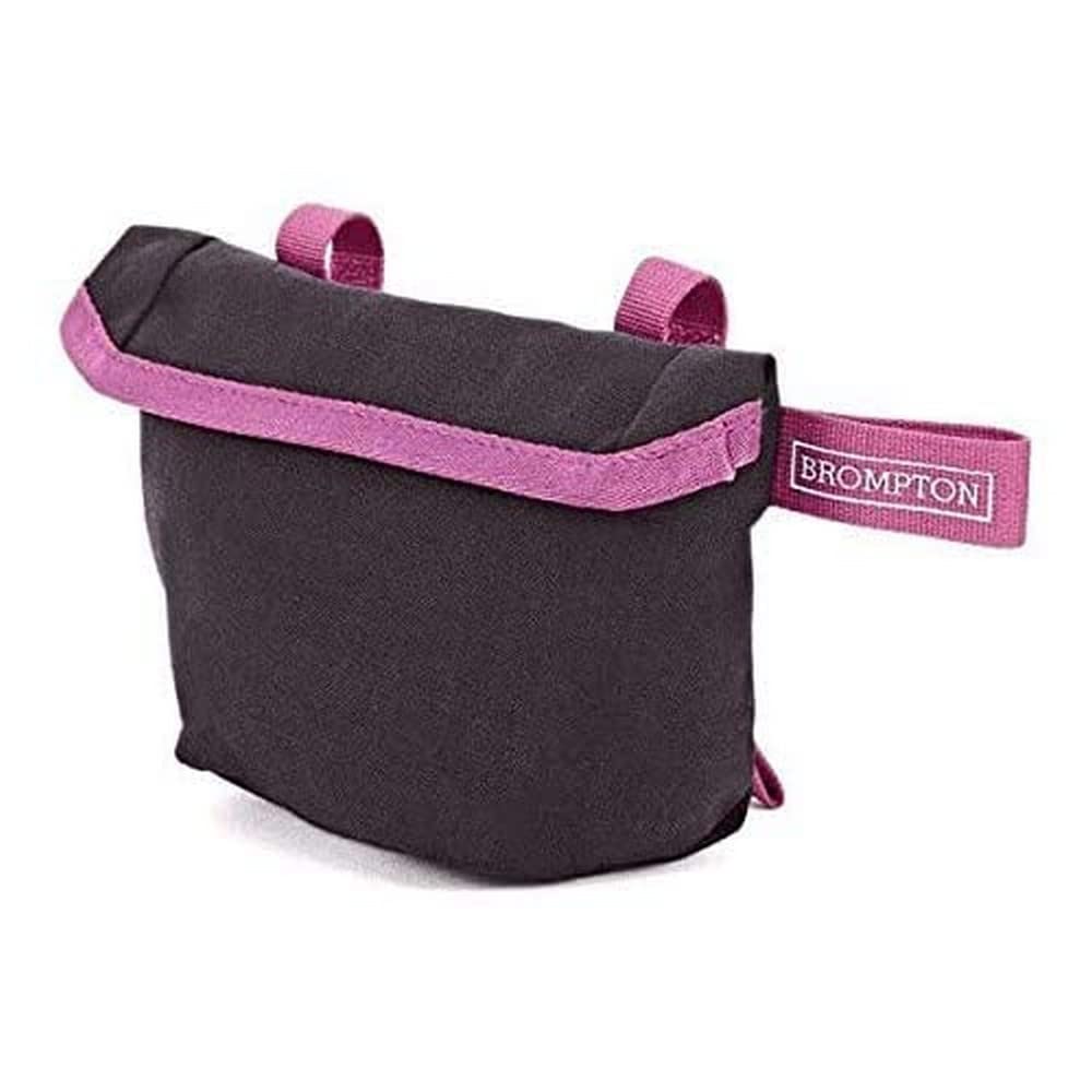 Brompton saddle pouch - Black/Berry Crush
