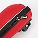 jntworld Waterproof Bike Saddle Bag Under Seat Bike Bag Mountain Bike EVA Nylon Shell Cycling Tail Bag, Red