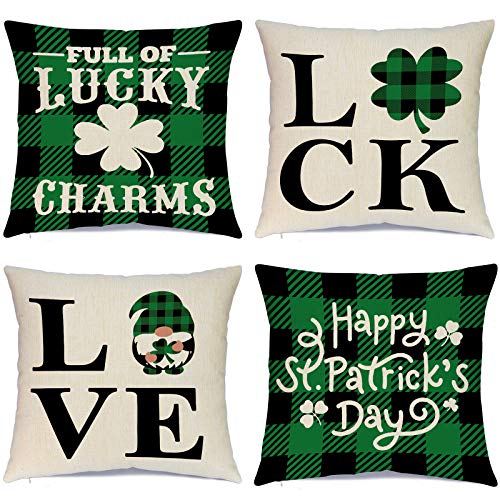 st patricks day throw pillows