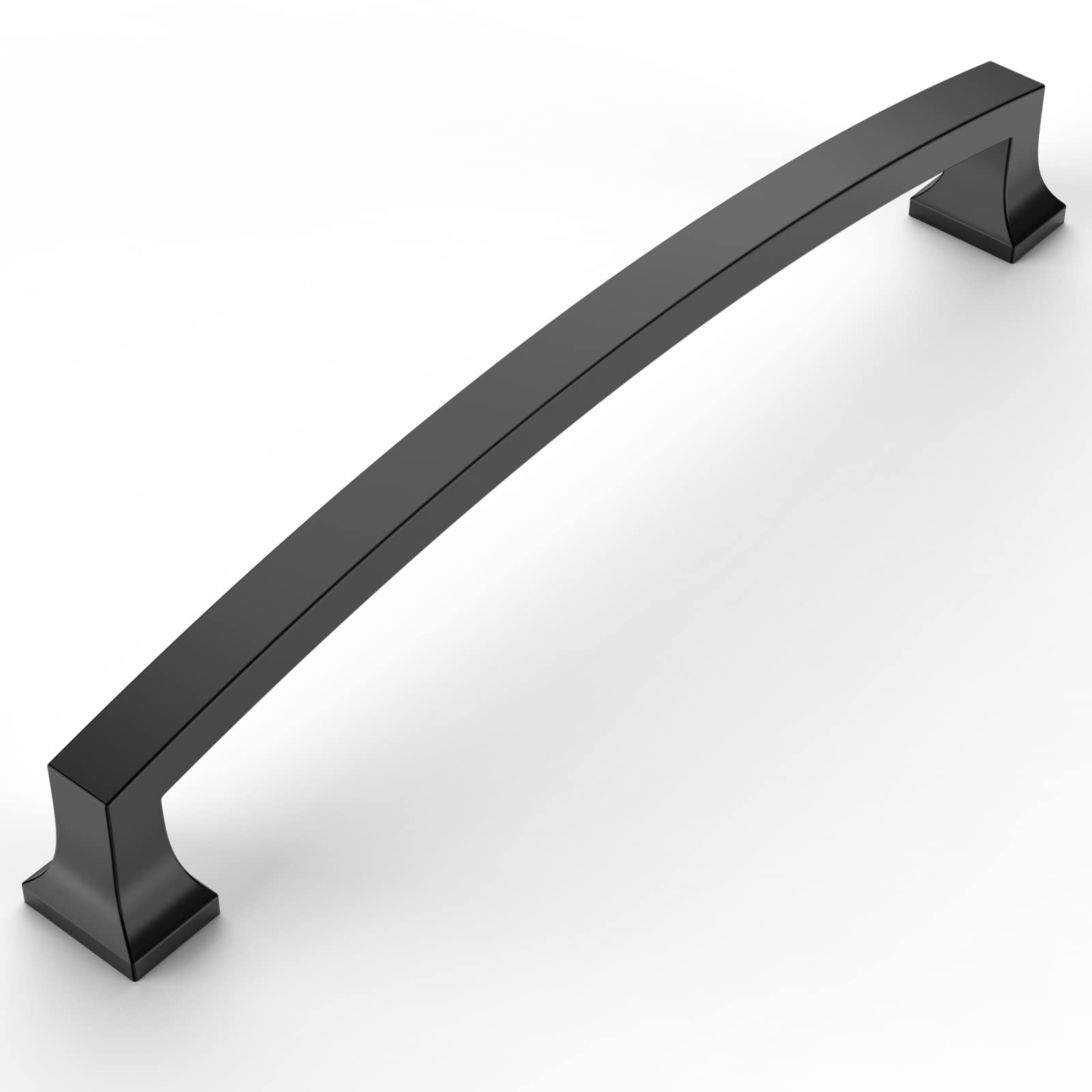 Photo 1 of **Only 8**Amerdeco 10 Pack Matte Black 7 Inch(177mm) Hole Centers Kitchen Cabinet Pulls Cabinet Hardware Kitchen Handles for Cabinets Cupboard Handles Drawer Pulls ZH0009…