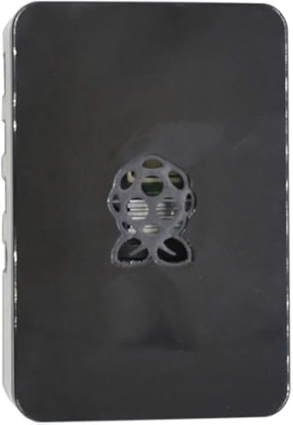 ACAMPTAR para Raspberry Pi ABS Caja Caja de Cerramiento V4 Actualizado para Raspberry Pi 4B (Negro)