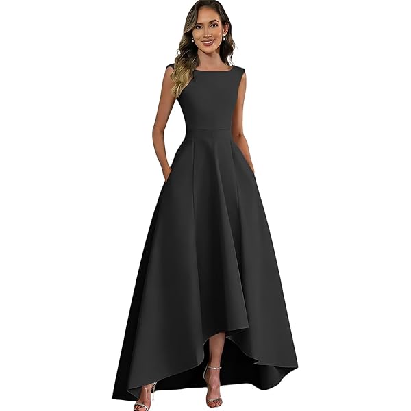 calvin klein a line high low dress Calvin Klein Off-The-Shoulder High-Low A-Line Dress