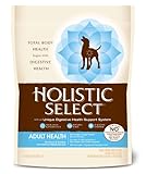 Holistic Select Natural Dry Dog Food, Anchovy & Sardine and Salmon Meal Recipe, 4-Pound Bag
