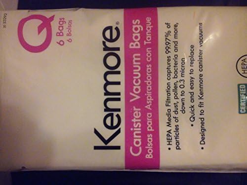 Kenmore Canister Vacuum Bags Type Q & C (6)