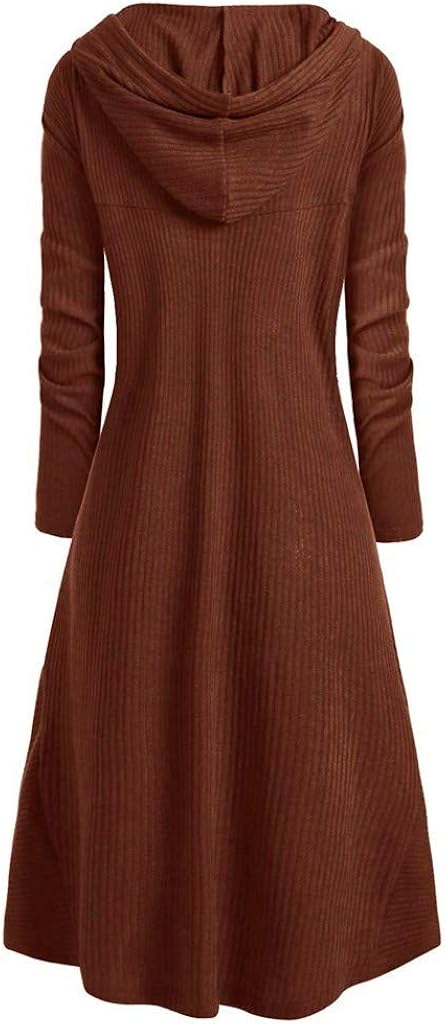 hooded high low sweater