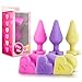 Blush Novelties Naughty Candy Heart - Smooth Satin Silicone Heart Shaped Bottom Anal Butt Plug Sex Toy for Men and Women - Yellow