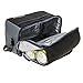 G4Free Insulated Lunch Box Lunch Bag Double Deck Lunch Cooler Tote Bag for Men Women,Soft Cooler Bag with Leakproof Hard Liners,Shoulder Strap(Black)