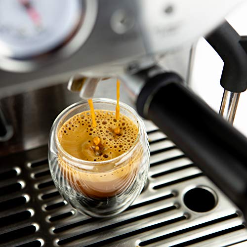53mm Coffee Distributor/Leveler & Tamper, Fits 54mm Breville Portafilter, Double Sided, Adjustable Depth
