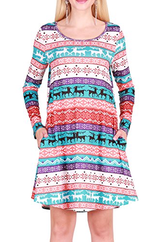 white christmas dresses Tipsy Elves Women's Light Strand Sweater Dress main image 0