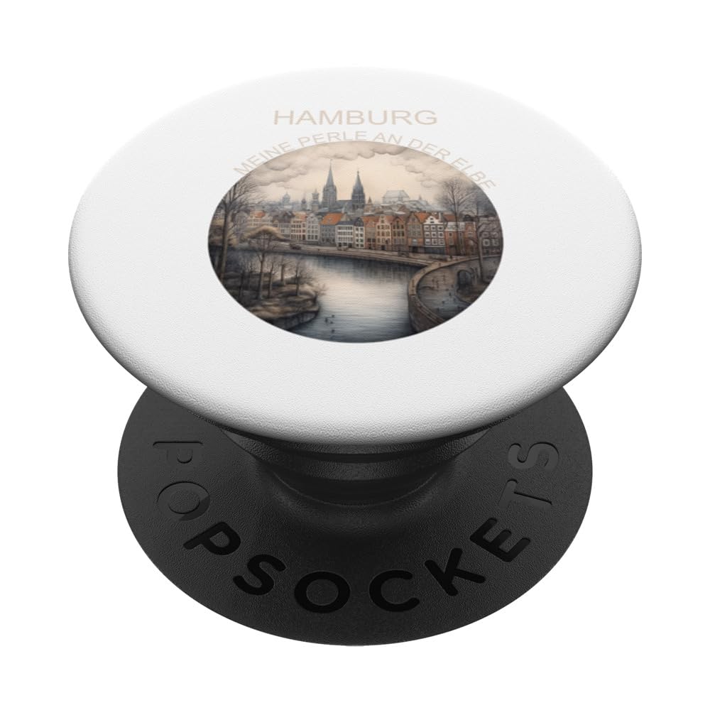 Hamburg my pearl on the Elbe PopSockets Swappable PopGrip