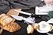 ULA Bride and Groom Wedding Cake Knife and Server Set Serrated Knife Pie Server for Wedding Gift Valentine Day Gift