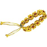 Sunflower String Bracelet Summer Beach Cute Aesthetic Handmade Braided Rope Surfer Flower Boho String Bracelet for Women