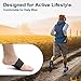 2 Pairs Compression Fasciitis Cushioned Arch Support Sleeves, Foot Relief Cushions for Plantar Fasciitis, Fallen Arches, Heel Spurs, Achy Feet Problems for Men and Women (Thicken)