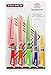 Colored Knives - Sharp Vibrant Stylish Kitchen Knives for Preparing Quick Delicious Meals - Snug Fitting Sheaths and Non-Slip Ergonomic Handles - Perfect Colored Knife Set for Everyday Use