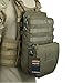 Excellent Elite Spanker Tactical MOLLE Hydration Pack for 3L Hydration Water Bladder Molle Vest Accessory(Ranger Green)