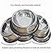 Whippy Stainless Steel Dog Bowl for Small,Medium,Large Pets Set of 2 (Silver, Small,6oz)