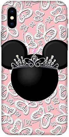 Covertoon All Side Designer Printed Hard Plastic Back Cover iPhone X/iPhone Xs; Minnie Princess_390