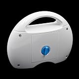 ANCLLO Mini Portable AM FM Shower Radio Waterproof Battery Operated White view 3