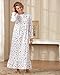National Floral Flannel Nightgown