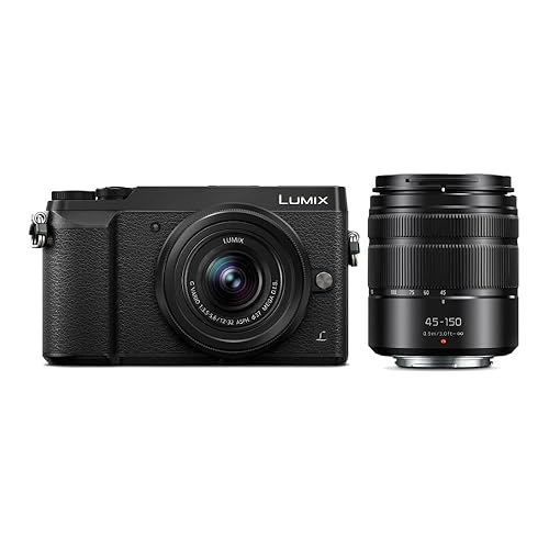 PANASONIC LUMIX GX85 Camera with 12-32mm and 45-150mm Lens Bundle