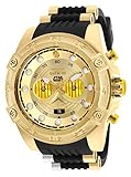 Invicta Men's Star Wars Stainless Steel Quartz Watch with Silicone Strap, Black, 26 (Model: 26067)