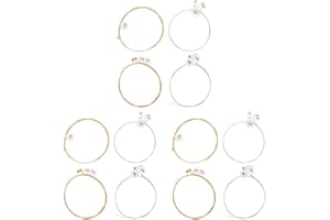 Milisten 21pcs Lyre Harp Strings Replacement Steel for Lyre Harp Music Instrument Accessories