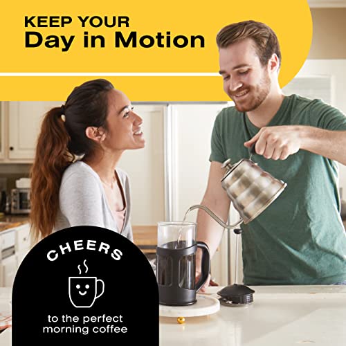 Bean Envy Pour Over Coffee Kettle 40 oz, Stainless Steel, Gooseneck