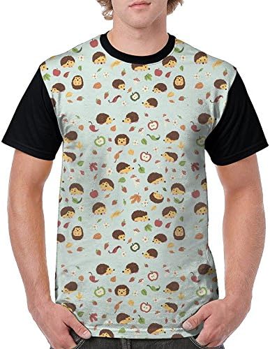 Men's Tech Short Sleeve Comfort Soft Hedgehog T-Shirt