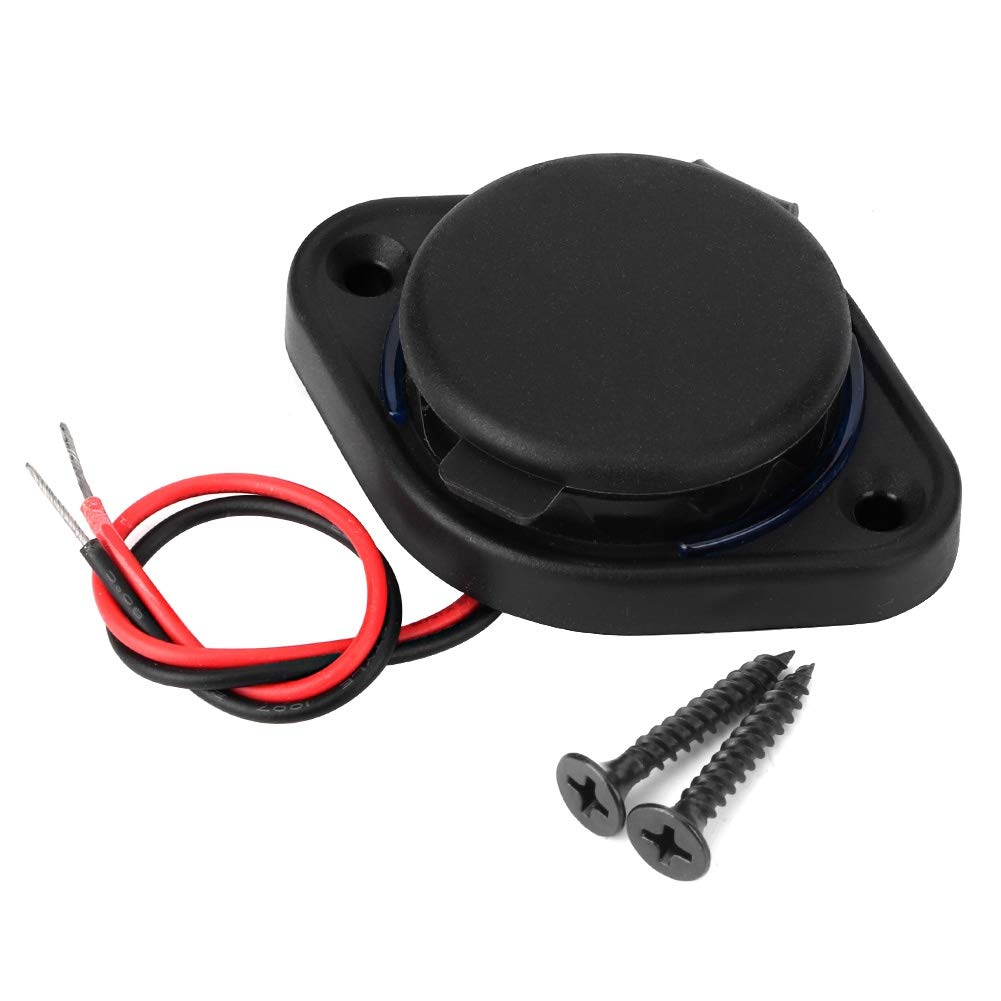 Akozon 3.1A 5V Dual USB Charger Power Socket Adapter Charging Mount for Car ATV UTV Camper Caravans