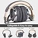 OneOdio Over Ear Headphone, Wired Bass Headsets with 50mm Driver, Foldable Lightweight Headphones with Shareport and Mic for Recording Monitoring Mixing Podcast Guitar PC TV – (Grey)thumb 3