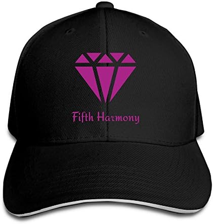 Girl Group Fifth Harmony Flat Snapback Classic Hip Hop Hat Black