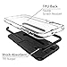 LUVVITT Prooftech Cover with Extremely Shockproof TPE Shock Absorption Bumper Case Designed for iPhone Xs/X (2017-2018) - Clear/Black