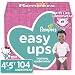Pampers Easy Ups Pull On Disposable Potty Training Underwear for Girls, Size 6 (4T-5T), 104 Count, ONE MONTH SUPPLY primary