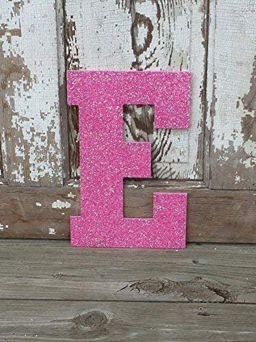 Amazon Com Decorative Pink Glitter Wall Letters Girls Bedroom